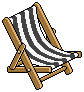 Black Deck Chair