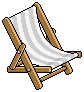 White Deck Chair