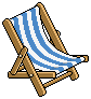 Blue Deck Chair