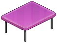 Pink Four-leg Table