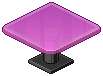 Pink Square Dining Table