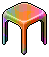 Rainbow occasional table