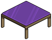 Purple Area Coffee Table