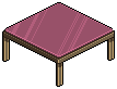 Pink Coffee Table