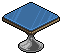 Blue Occasional Table