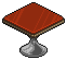 Red Occasional Table