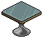 Gray Occasional Table