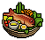 Tiki Tray with Fish