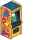 Yellow Arcade Machine