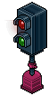 Purple Traffic Light