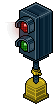 Yellow Traffic Light