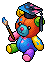 Arty Teddy Bear
