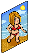 Beach Babe Poster