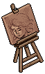 Lennard David Cheep easel