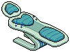 Blue Form Recliner