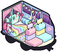 Pretty Pastel Van