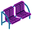 Digitized Street Bench