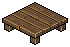 Small Brown Wooden Stage