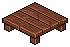 Small Red Wooden Stage