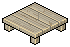 Small Bleached Wooden Stage