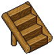 Log Cabin Stairs