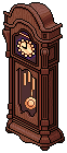 White Rose Grandfather Clock