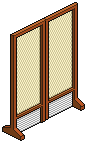 White Oriental Screen
