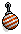 White Striped Bauble