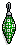 Green White Bauble