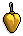 Yellow Heart Bauble