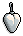 White Heart Bauble
