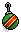 Green Striped Bauble
