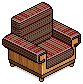 Red Cozy Cabin Chair