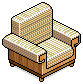 Beige Cozy Cabin Chair