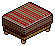 Red Cabin Footstool
