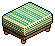 Green Cabin Footstool