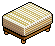Beige Cabin Footstool