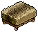 Cabin Footstool with Fur Cover