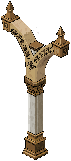 Beige Castle Arch