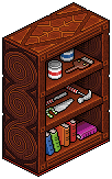 Mahogany Shelves