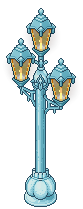 Icy lamp post