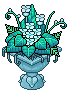 Icy blue plant