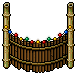 Festive Tiki Curved Fence
