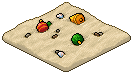 White Sand with Baubles