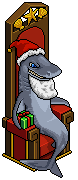 Shark Santa Throne