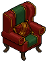 Gold Trimmed Armchair
