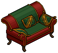 Gold Trimmed Sofa