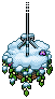 Snowy Flower Basket