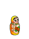 Yellow Matroyoshka Doll
