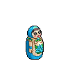 Blue Matroyoshka Doll